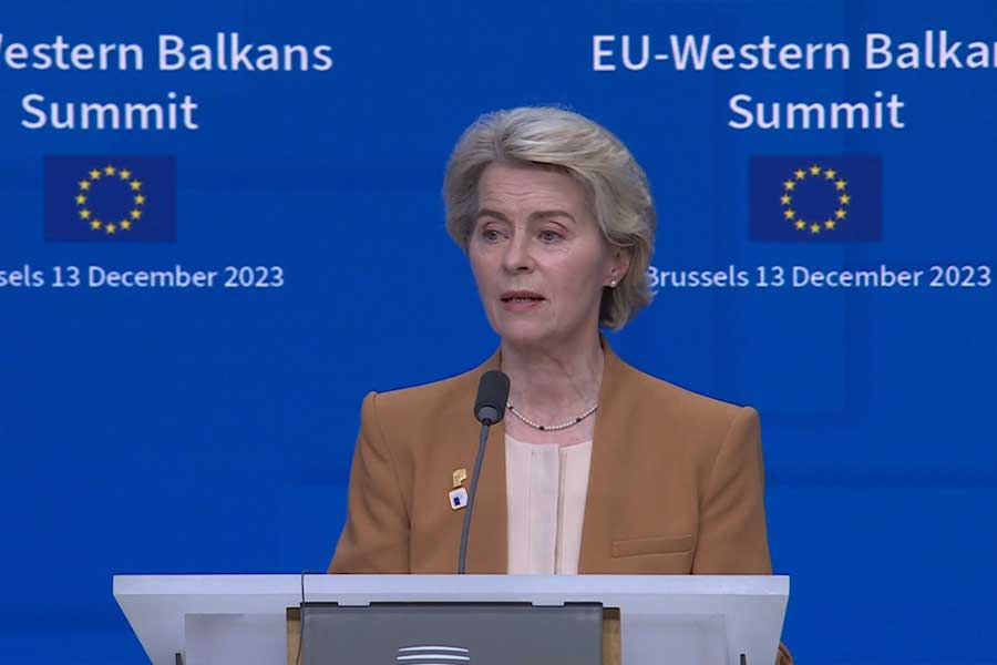 Von der Leyen: The Ohrid Agreement must be implemented