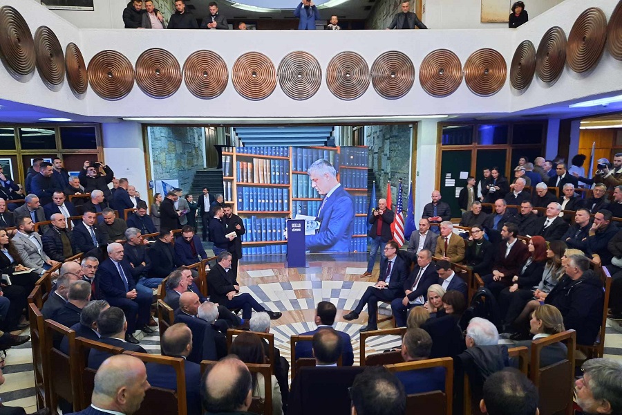 Many participants in the promotion of the biographical book about former president Hashim Thaçi