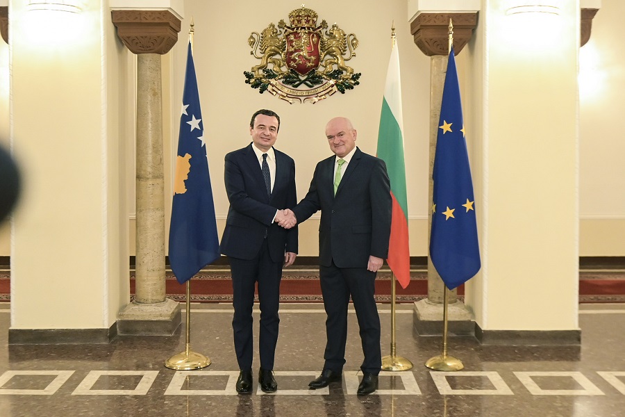 Kurti meets with his Bulgarian counterpart, they discuss the possibility of increasing cooperation