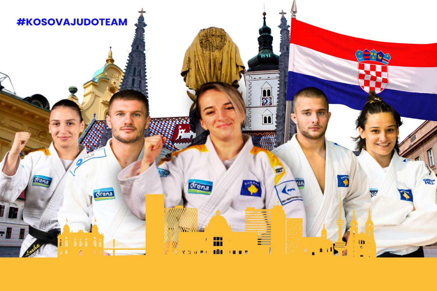 5 judokas represent Kosovo in the European Judo Championship in Zagreb