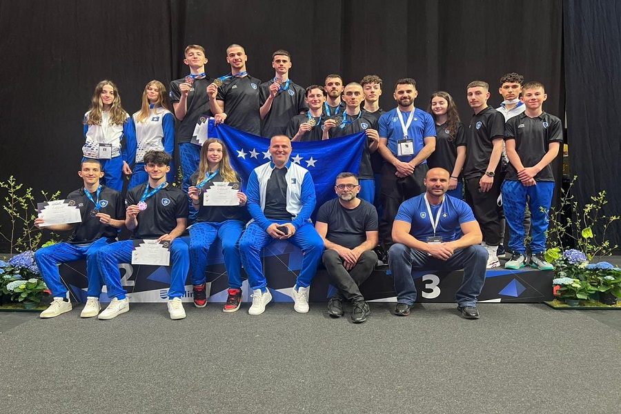 Fantastic, the Taekwondo National Team brings Kosovo 18 medals from Estonia