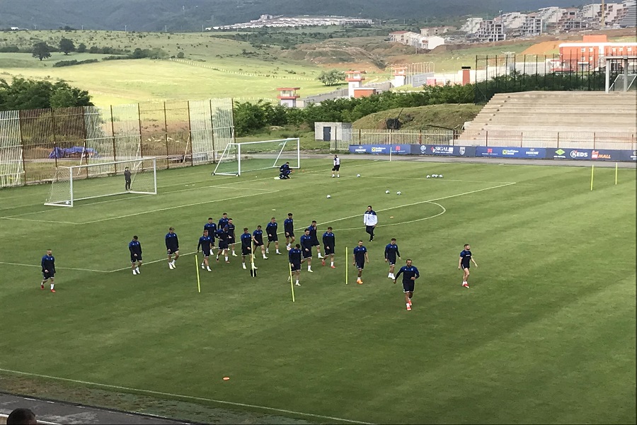‘Dardanët’ train before the friendly match with Norway