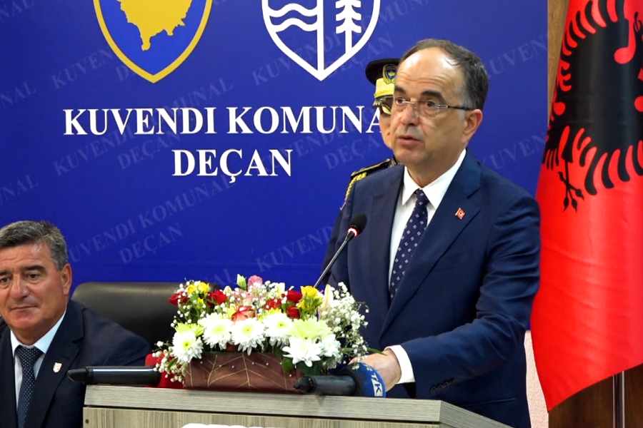 President Begaj is honored with the title ‘Citizen of Honor’ by the municipality of Deçan