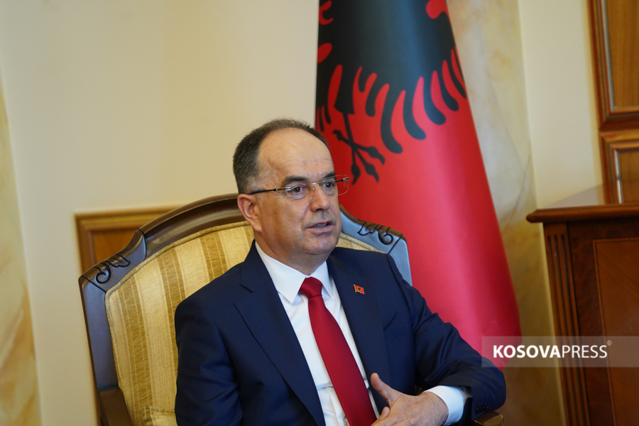 The President of Albania is today awarded “Honorary Citizen” of Drenas