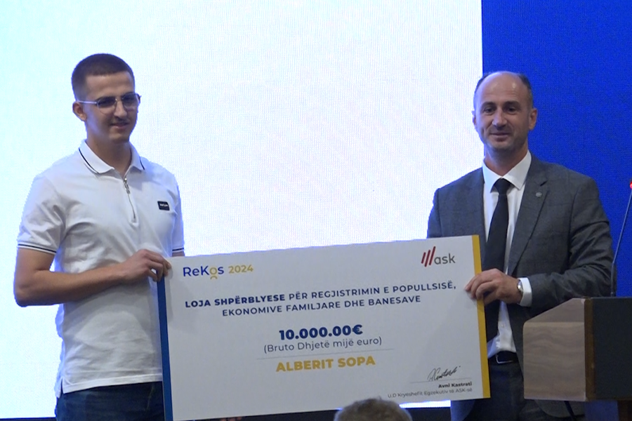 Population census; the winner of the KAS reward of 10 thousand euros speaks