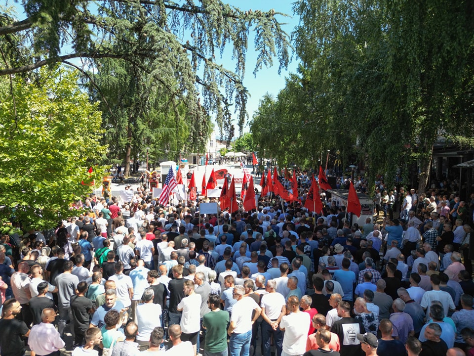 The Albanian protest for identity and dignity in Bujanoc ends peacefully