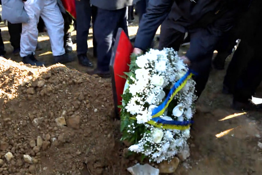 Bajram Qerkini, the President of the “Voice of Parents” Association, laid to rest in Mitrovica