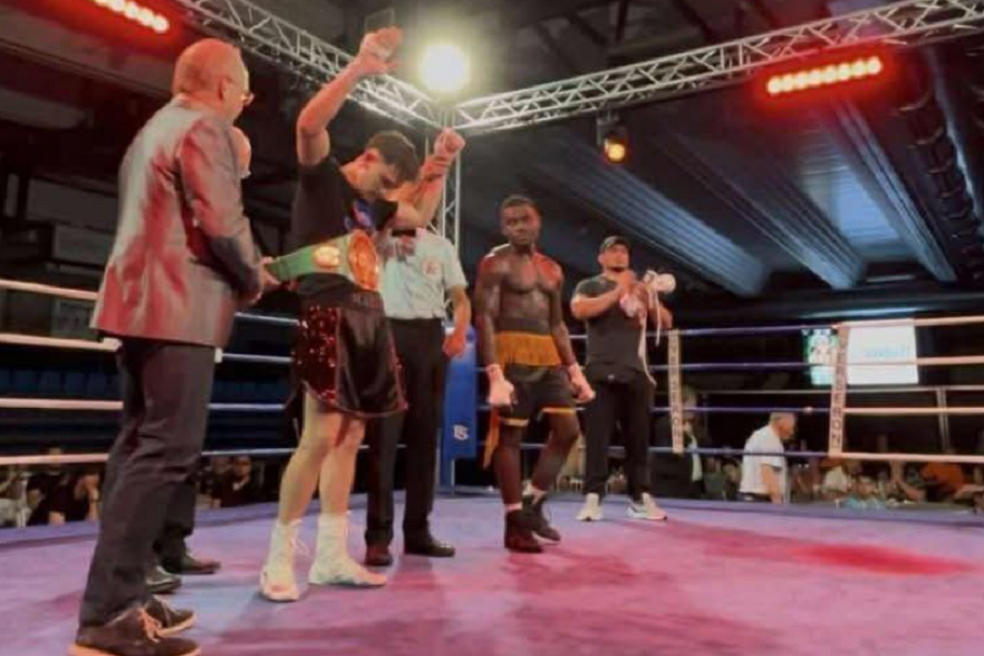Gjilan boxer makes history in professional boxing