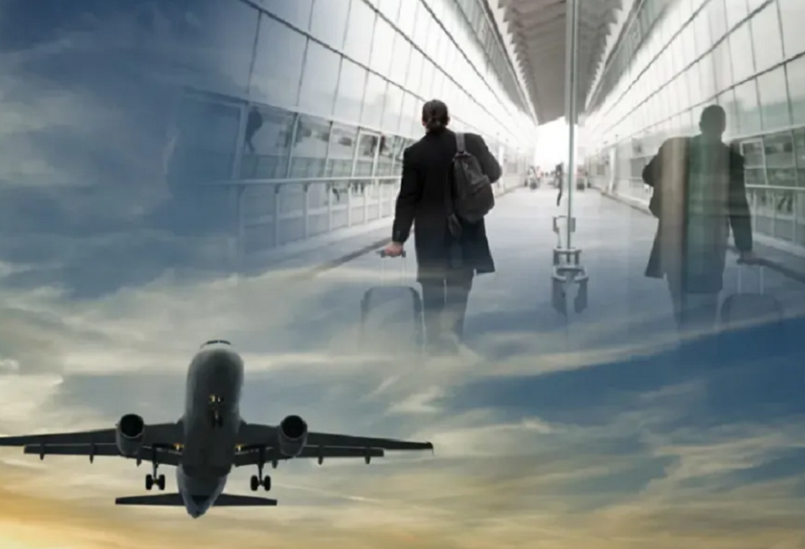 Rise in number of flights and airport passengers