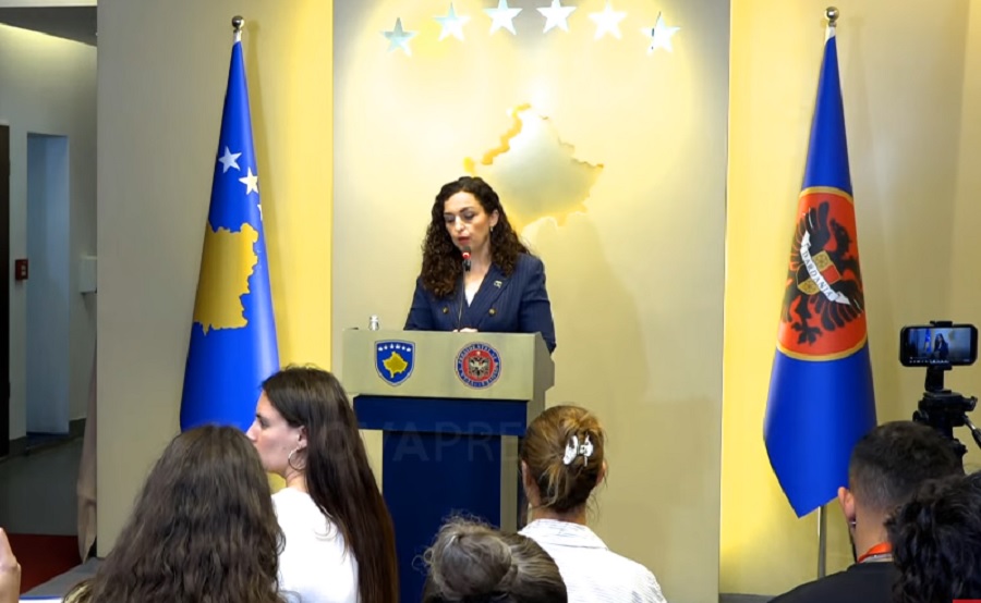 Osmani says that they have information that Serbia has destabilizing tendencies toward Kosovo