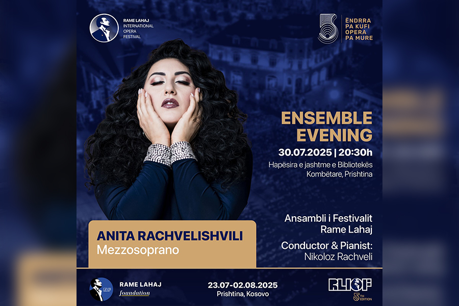 Anita Rachvelishvili, opera world star, performs tonight as part of the Rame Lahaj International Opera Festival