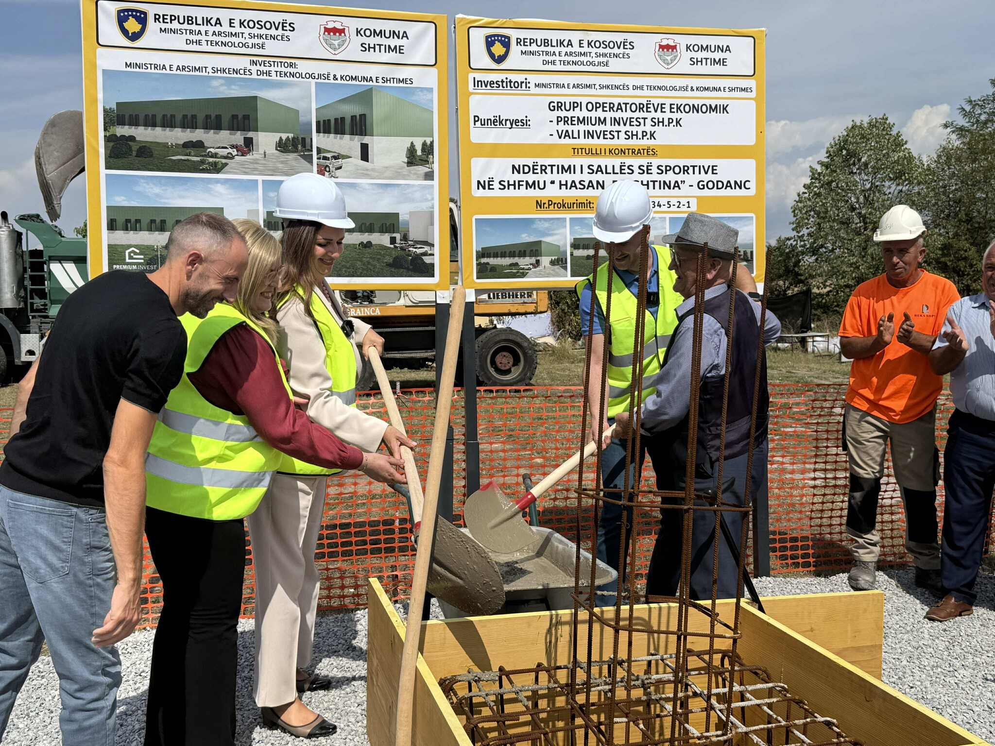€500,000 investment: Shtime builds new sports hall for students from three villages