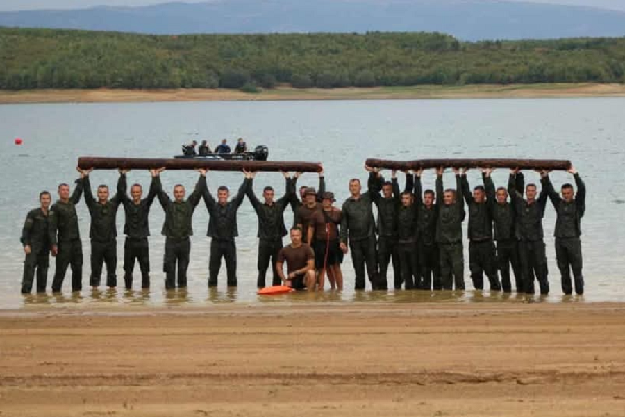KSF members complete the challenging “Water Survival” training