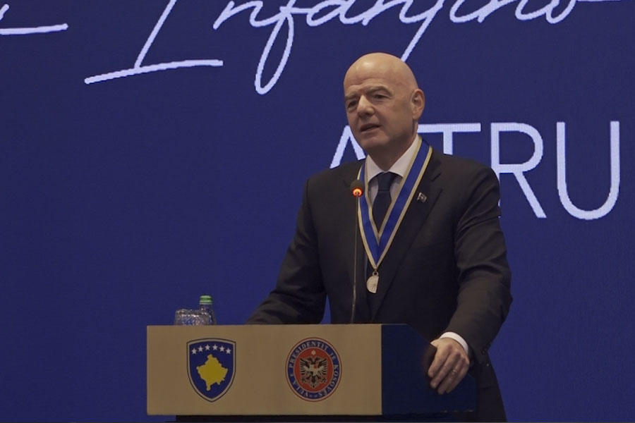 Infantino: Kosovo is the capital of the football world