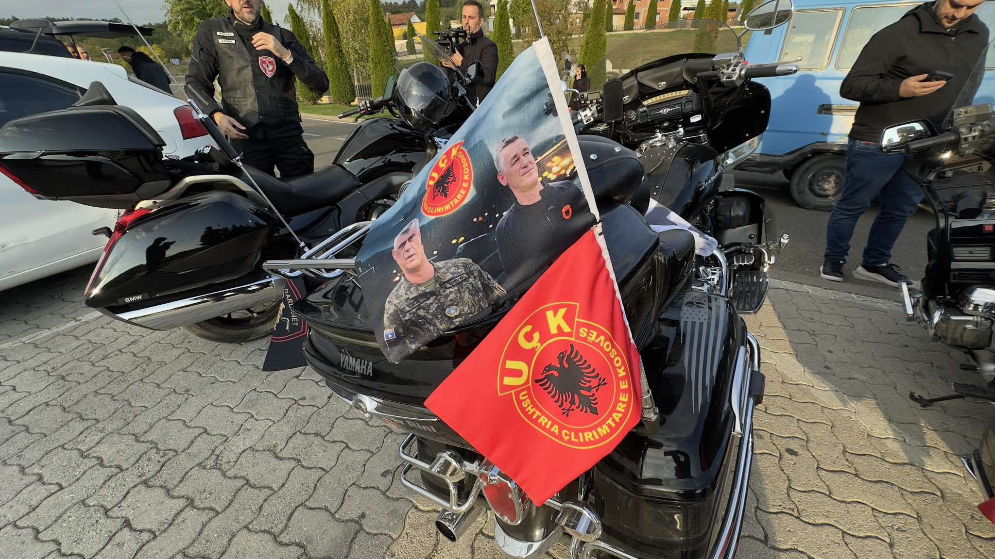 Prekaz, the motorcycle march toward The Hague begins