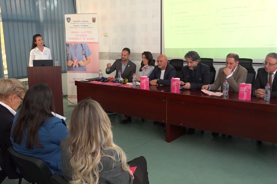 Prishtina introduces an information guide for breast examination for women