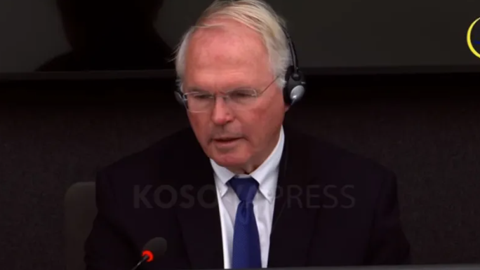 Hill continues his testimony today in The Hague — here’s what the American diplomat said yesterday at the Specialist Court