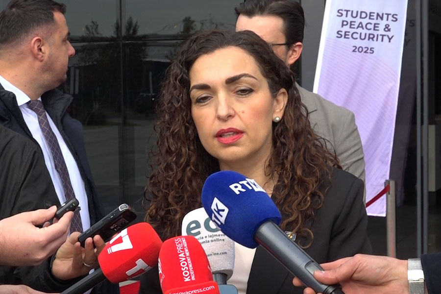 Osmani explains her statement in Politico interview, discusses Serbian criminal groups