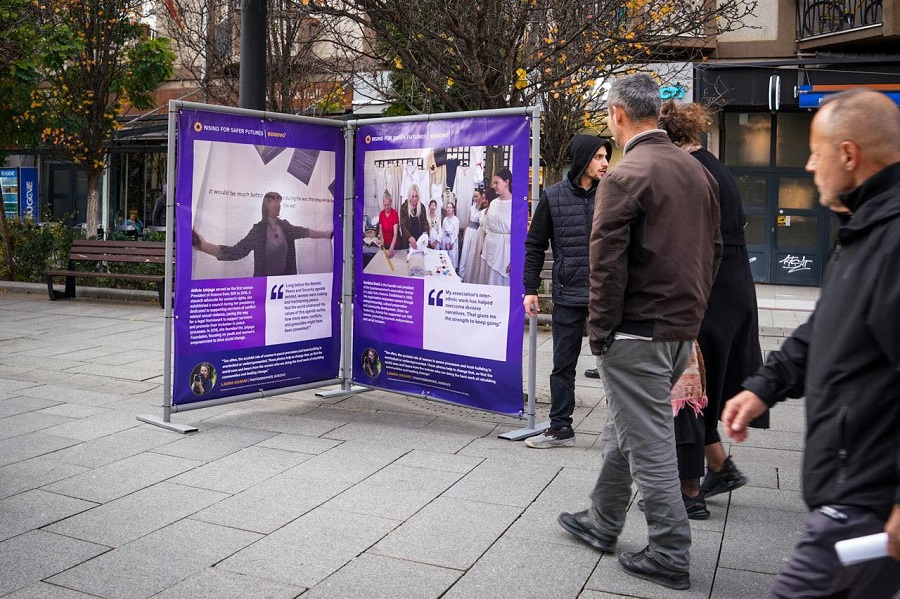 “Women Rise for Peace,” global photography exhibition opens in Pristina