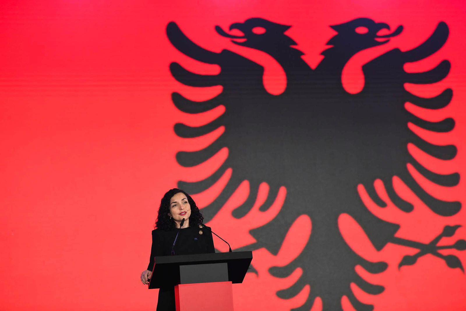 Osmani’s greeting: Kosovo and Albania walk side by side
