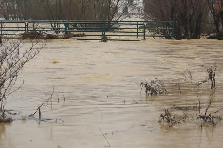 Flooding in Malisheva, several families evacuated