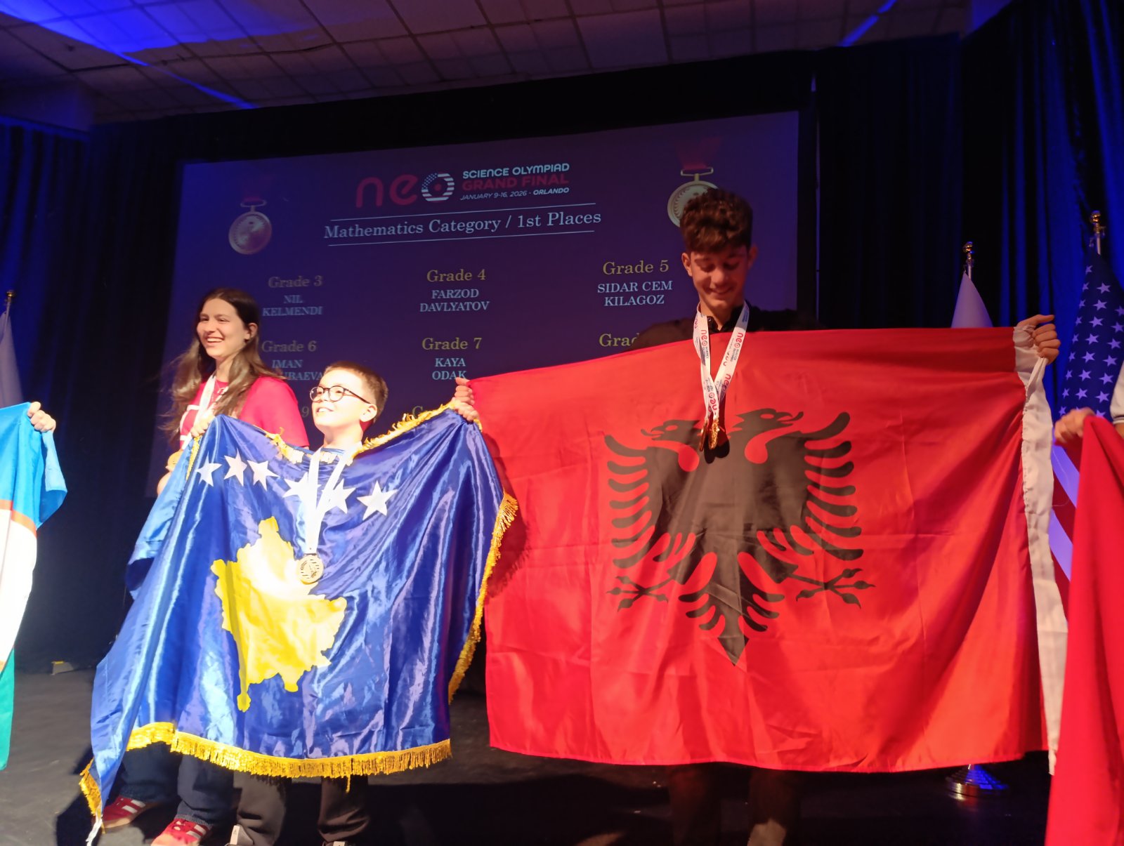 Kosovo triumphs in a competition in the U.S., wins 30 medals