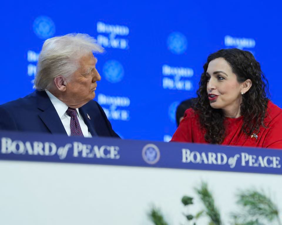 Osmani meets Trump in Davos: When America leads, peace is always safer