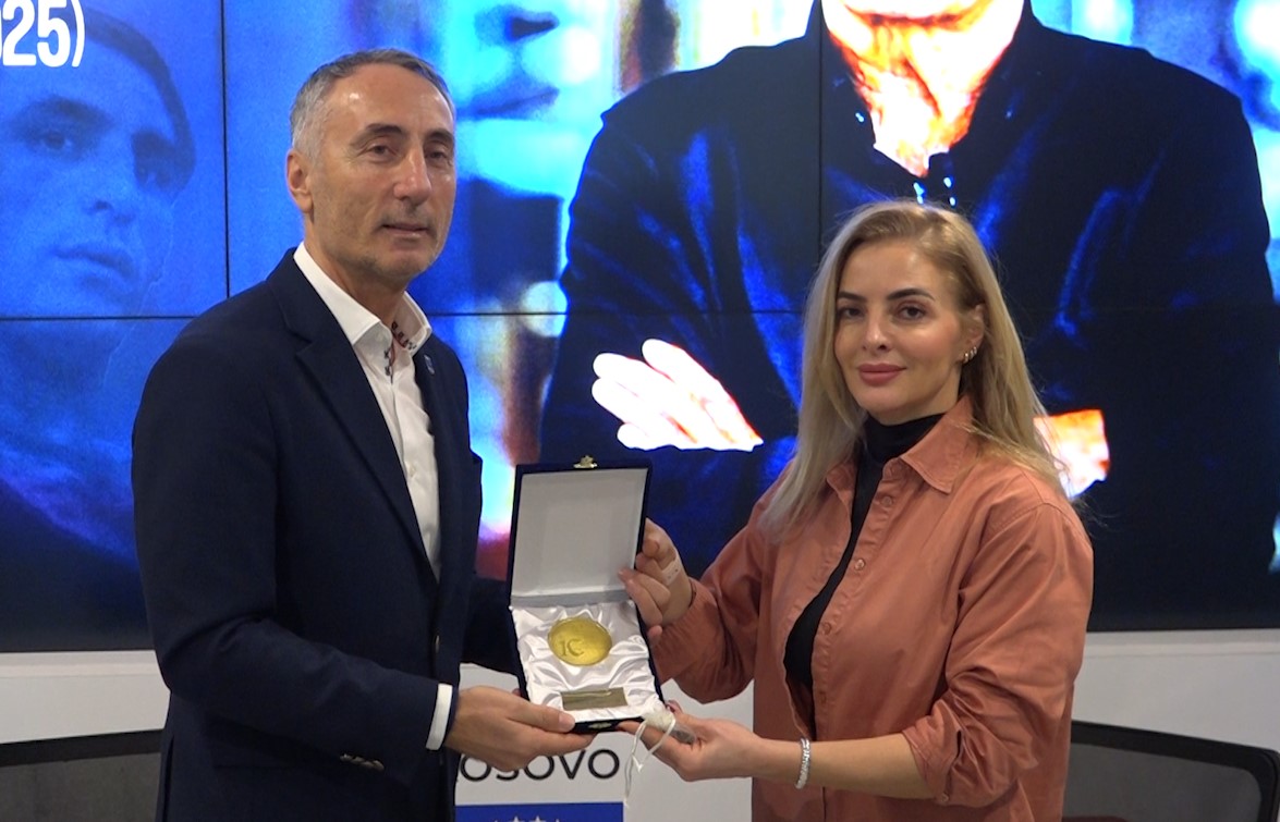 Boxer Nazif Gashi’s daughter meets with the head of the Kosovo Olympic Committee: Pride is indescribable