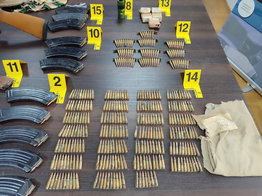 Police in the north once again discover an arsenal of weapons