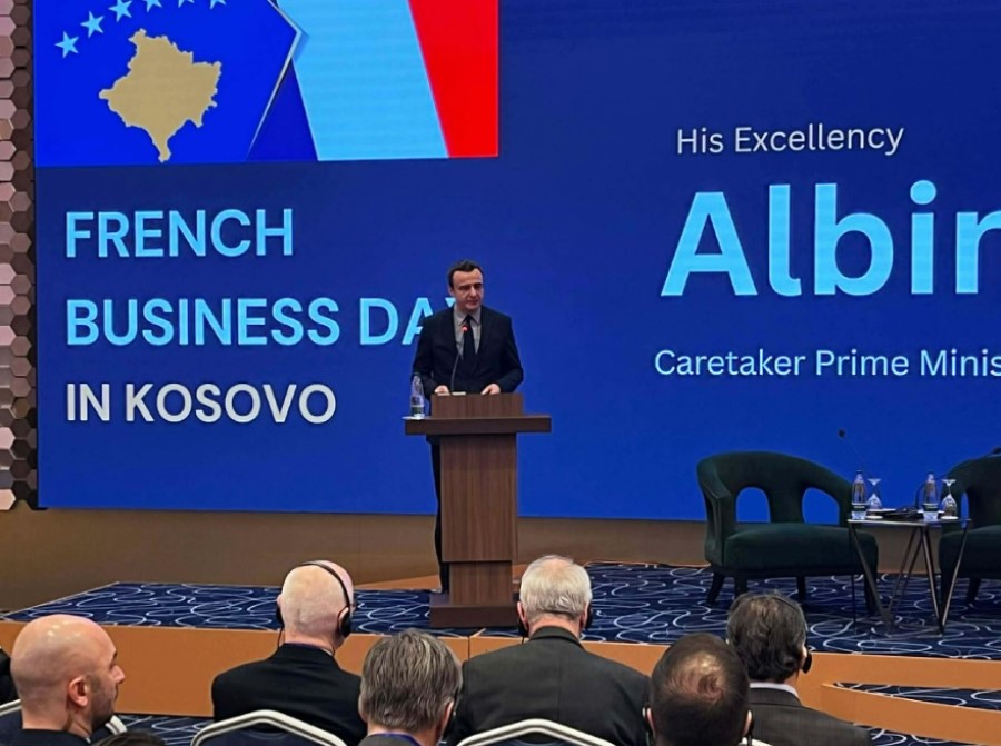 Kurti: Kosovo open to serious investments, aiming to strengthen cooperation with France