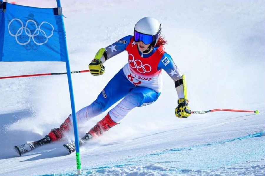 Kiana Kryeziu makes her debut at “Milano Cortina 2026”