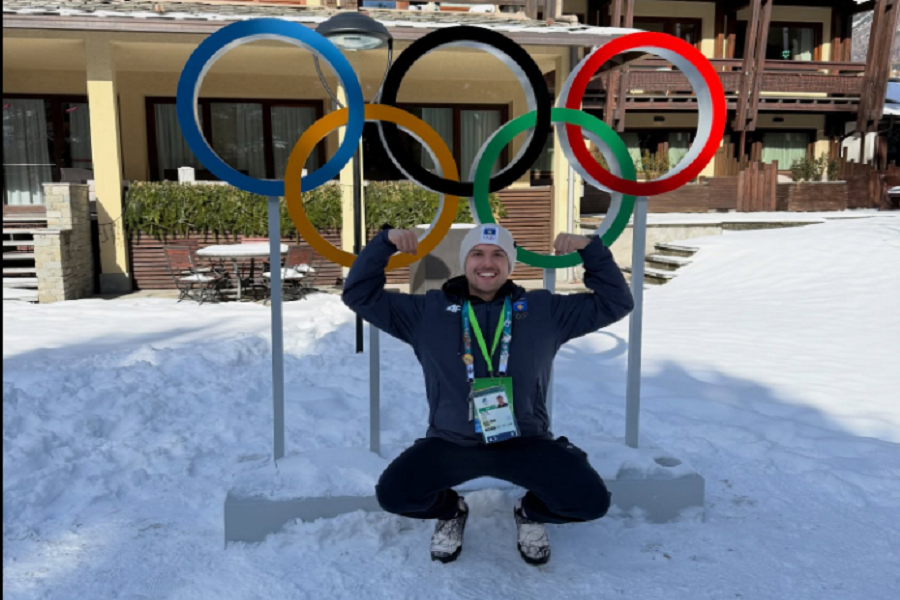 Drin Kokaj makes his debut today at the Winter Olympics