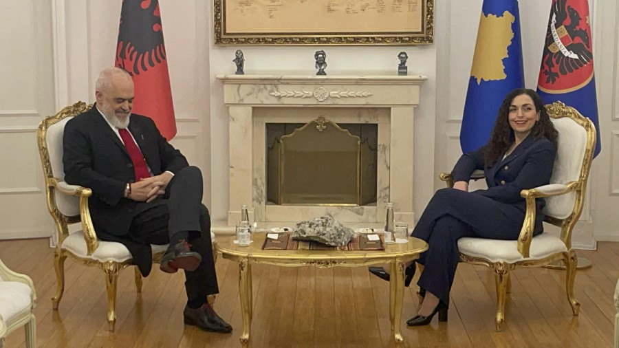Osmani receives Rama in a meeting