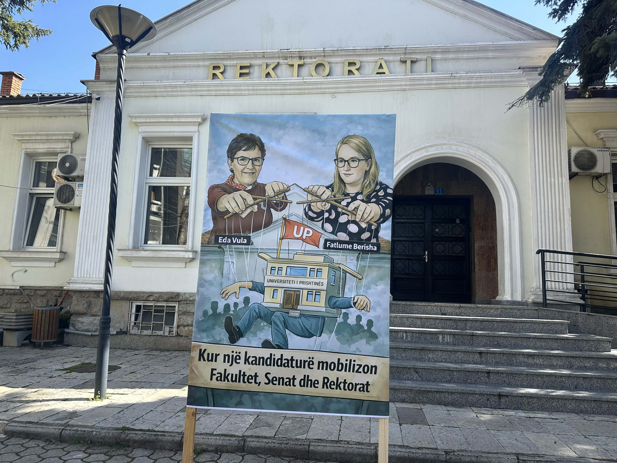 ORCA protests at Rectorate, opposes professor’s promotion at University of Prishtina