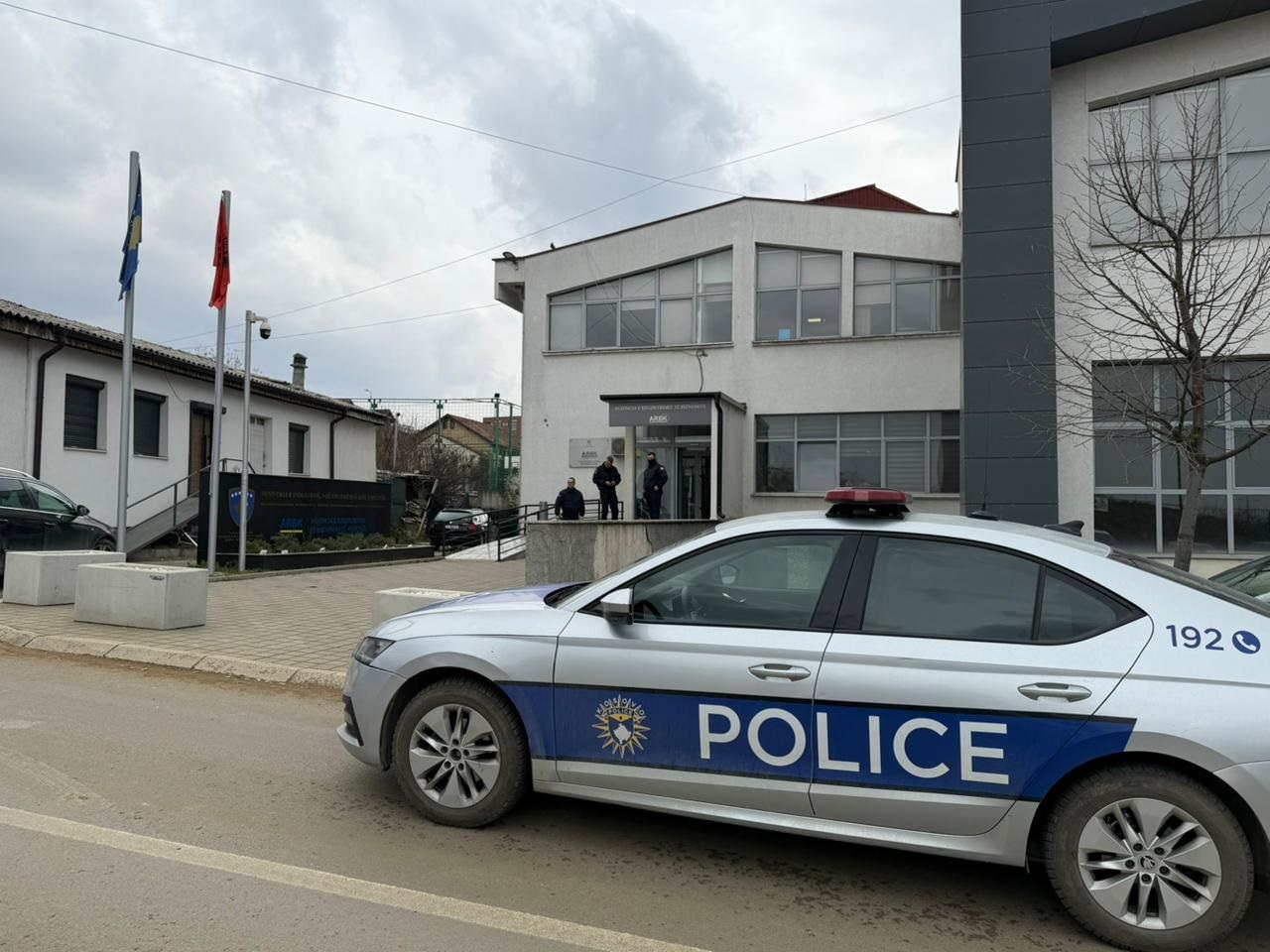 Police operation at the Kosovo Business Registration Agency