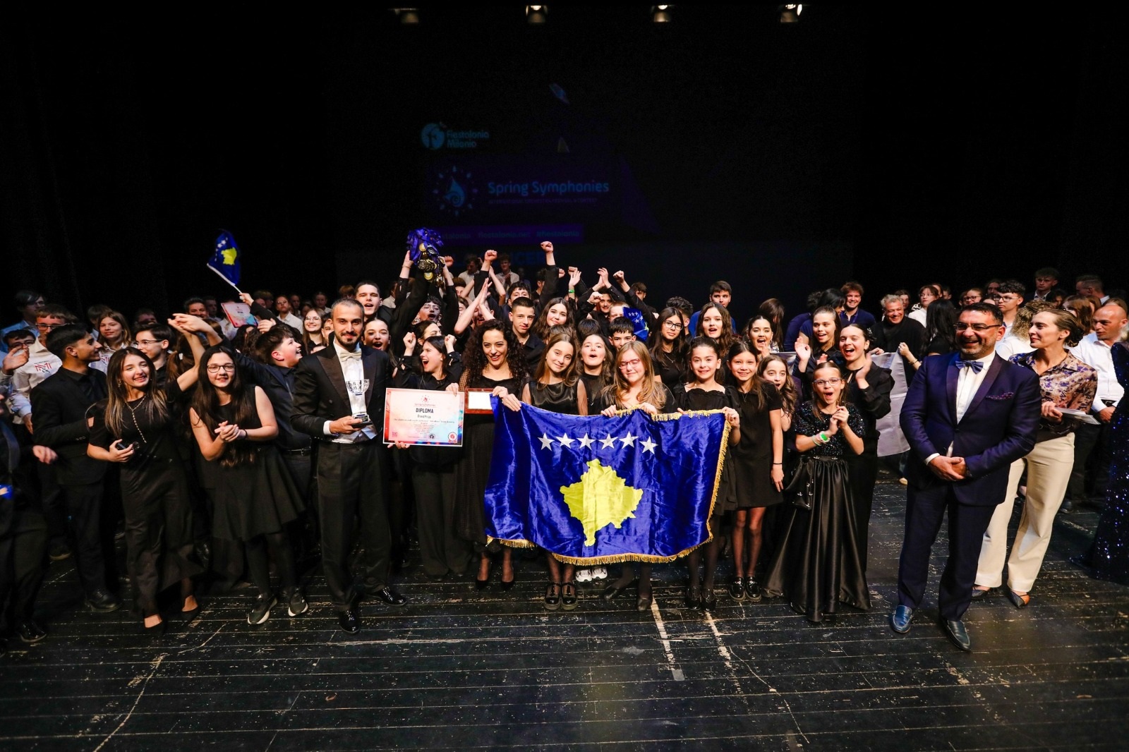 Children and Youth Orchestra from Kosovo wins Grand Prix at international festival in Spain