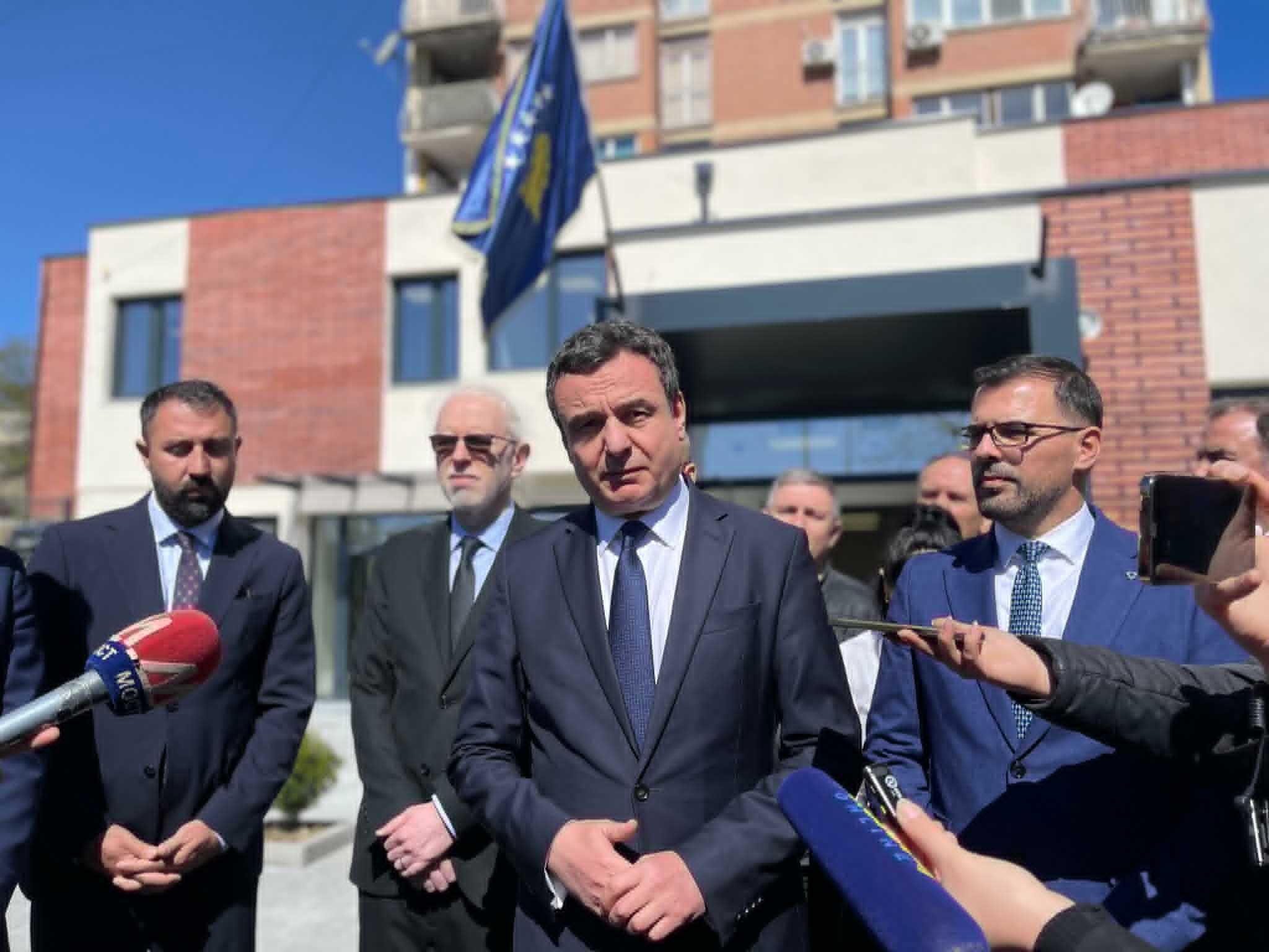 “Law unites, it does not divide,” Kurti’s statement from the north