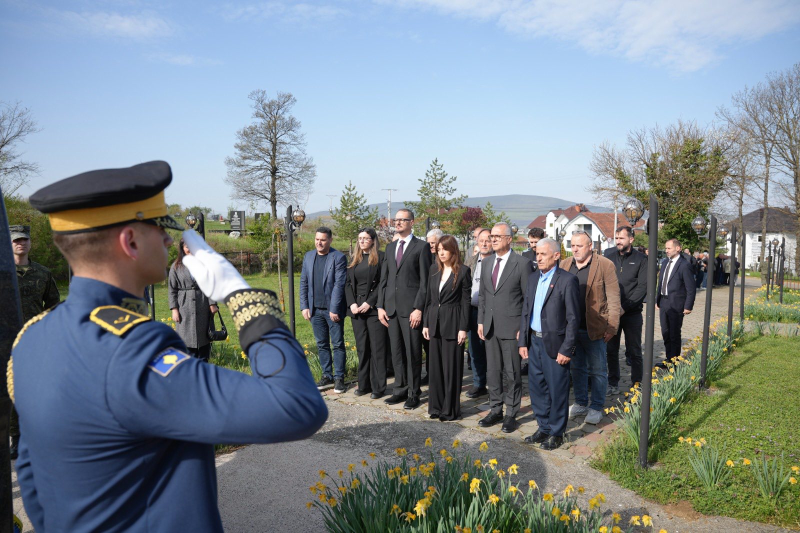 Haxhiu pays tribute in three villages of Drenas, calls for justice for war crimes
