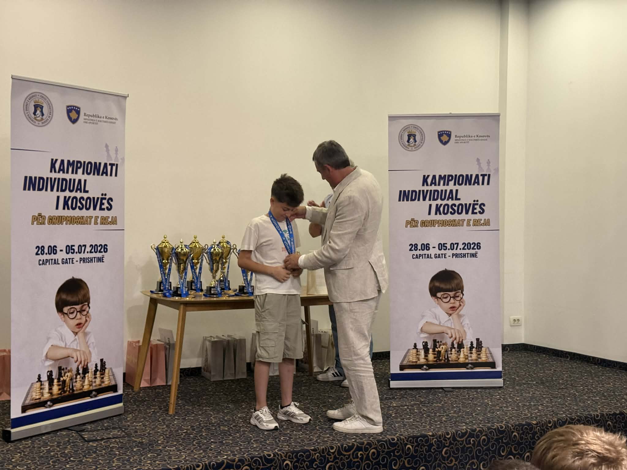 Kosovo Individual Chess Championship for age groups U8–U18 concludes, champions announced