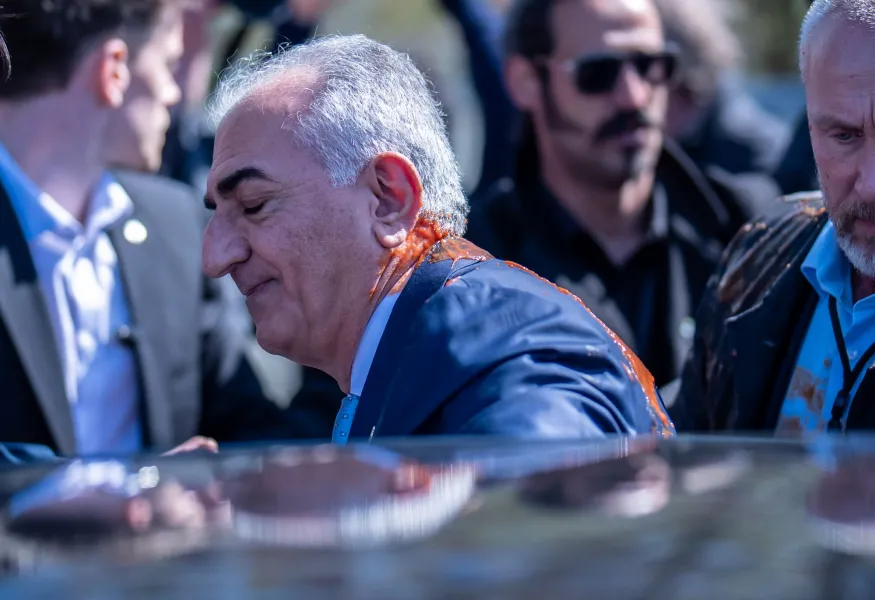 Iranian Shah's son Pahlavi visits Berlin