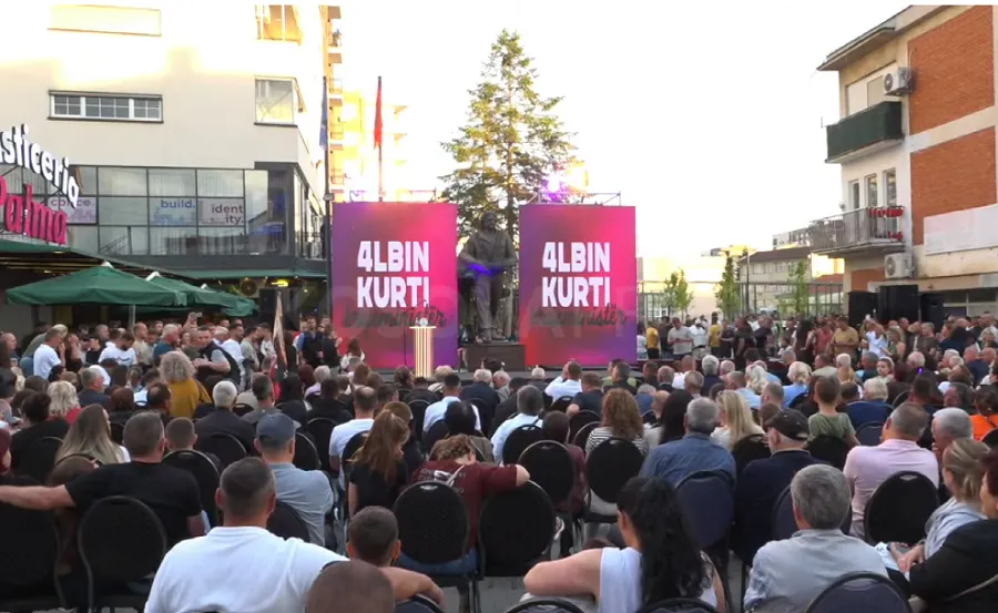 Kurti kërkon vota në Lipjan   LIVE nga tubimi i  Vetëvendosje  