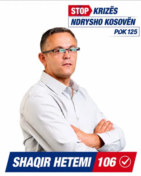  Zëri i Veriut në Kuvend   mesazhi i Shaqir Hetemit para zgjedhjeve Kandidati për deputet nga Partia Demokratike e Kosovës  Shaqir Hetemi  ka kërkuar mbështetjen e qytetarëve në zgjedhjet e 7 qershorit  duke theksuar nevojën për një përfaqësim më   