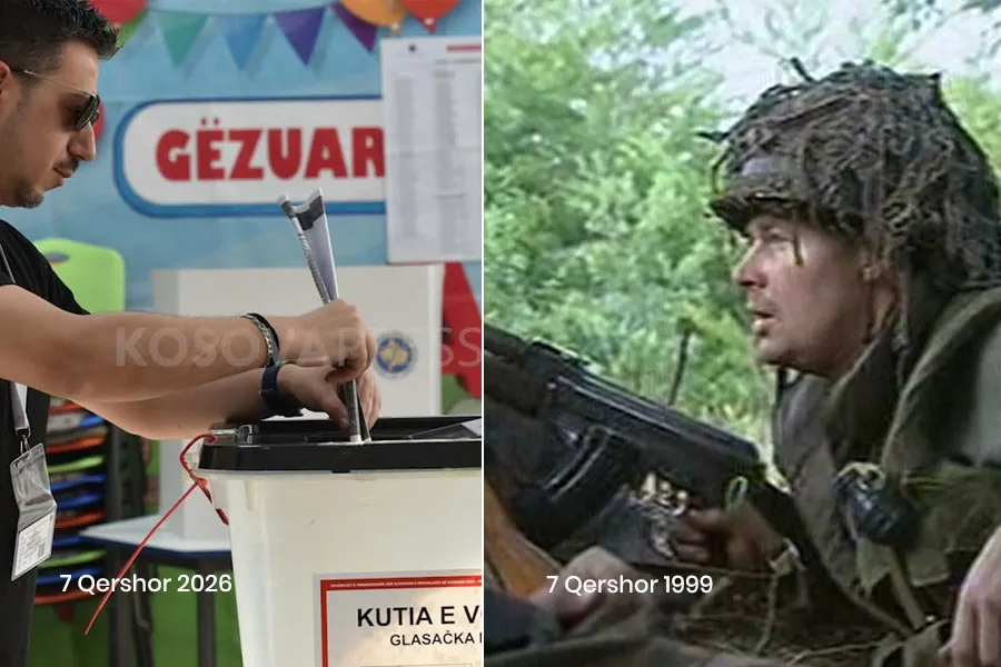 Sot votohet në liri  më 7 qershor 1999 ushtarët e UÇK së rrezikonin jetën për këtë liri Kosovarët po votojnë sot  lirshëm dhe pa asnjë brengë për sigurinë e tyre  në zgjedhjet nacionale të shtetit të tyre  që janë të tretat brenda 16 muajve të   