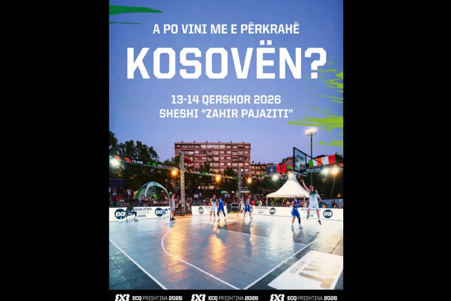 Basketbolli 3x3 rikthehet në Prishtinë me kualifikimet evropiane Federata e Basketbollit e Kosovës ka ftuar tifozët që të jenë pranë përfaqësueseve të Kosovës në basketbollin 3x3 në kuadër të FIBA 3x3 Europe Cup Qualifiers 2026  që do të   
