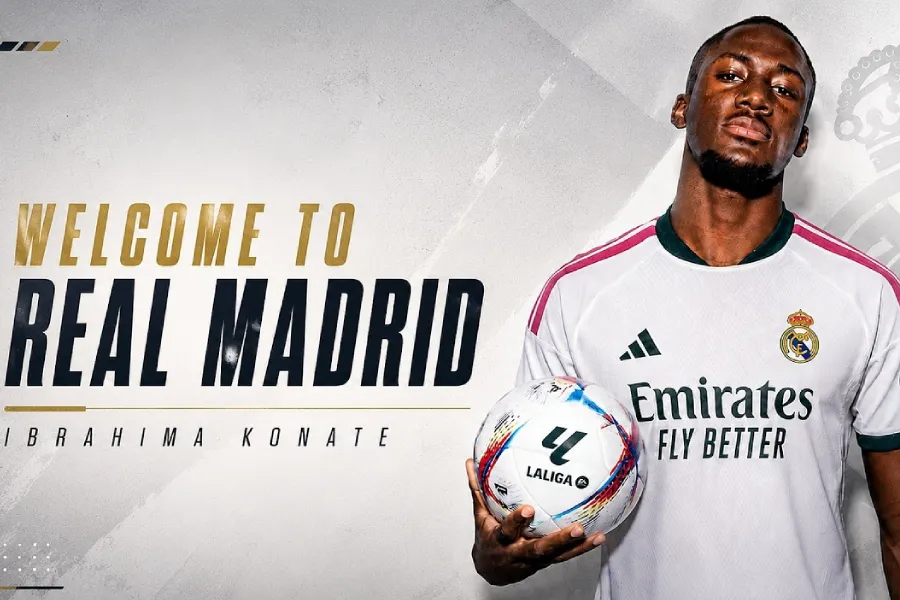 Zyrtare  Konate largohet nga Liverpooli dhe firmos me Real Madridin Mbrojtësi i kombëtares së Francës  Ibrahima Konate  ka arritur marrëveshje katërvjeçare me Real Madridin pas largimit të tij nga Liverpooli Sipas burimeve pranë negociatave    