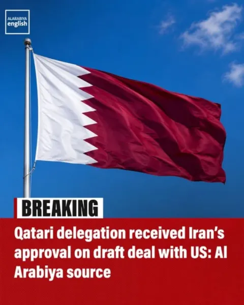 Al Arabiya  Katari mori miratimin e Iranit për draft marrëveshje përfundimtare me SHBA në Delegacioni i Katarit që ishte në Teheran mori miratimin e Iranit për një draft marrëveshje përfundimtare me SHBA në  tregon një burim i lartë për Al   