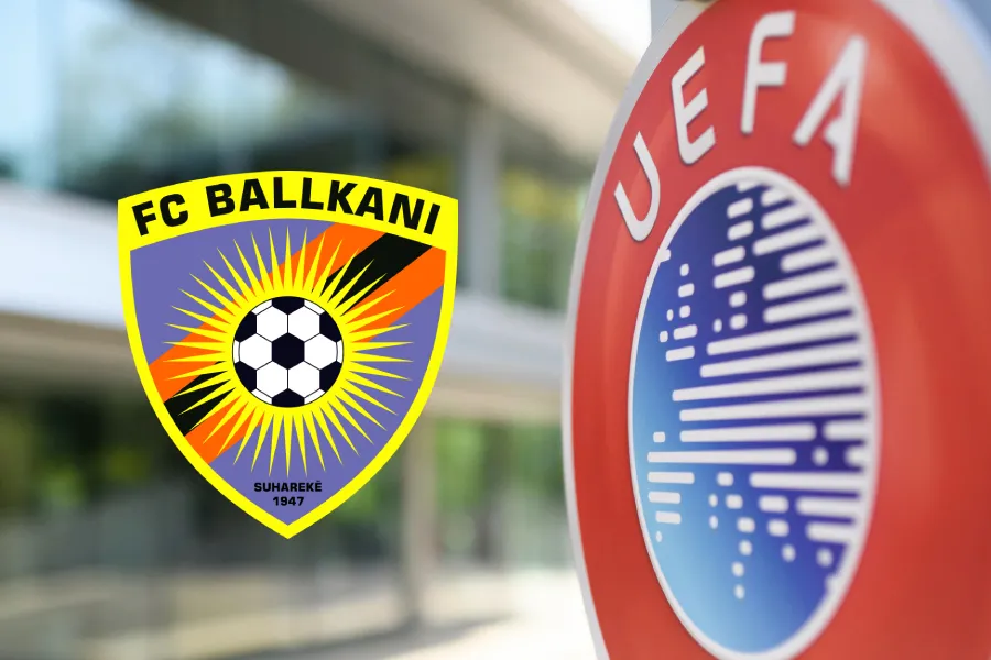 UEFA e gjobit me 200 mijë euro Ballkanin Një goditje e rëndë ka goditur skuadrën e Ballkanit nga Trupi i Kontrollit Financiar të Klubeve  CFCB  në UEFA Skuadra nga Suhareka është dënuar me një gjobë të majme prej 200 mijë eurosh për shkak të   