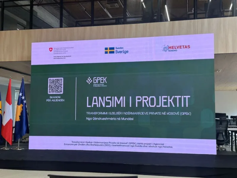 Tranzicioni i gjelbër jo vetëm përgjegjësi mjedisore  por domosdoshmëri Është lansuar projekti pesëvjeçar  Transformimi i gjelbër i ndërmarrjeve private në Kosovë   GPEK   një iniciativë e Agjencisë Zvicerane për Zhvillim dhe Bashkëpunim  SDC   e   