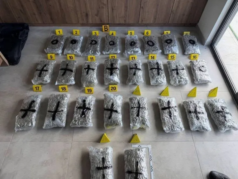 AKI ja dhe Policia kapin 60 kilogramë marihuanë  prangosen edhe shtetas të huaj