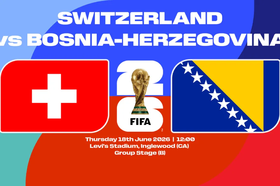Formacionet zyrtare Zvicërr   Bosnja dhe Hercegovina Zvicra dhe Bosnja e Hercegovina do të përballen në Los Anxhelos në kuadër të Grupit B të Kampionatit Botëror  ku të dyja skuadrat kërkojnë fitoren e parë pas barazimeve 1 1 në xhiron hapëse Sa   